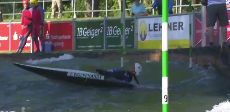 Viktoria Wolffhardt Australia Semi-Final / 2023 ICF Canoe-Kayak Slalom World Cup Augsburg Germany