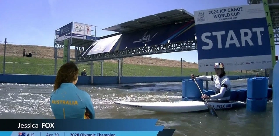 Jessica Fox, Australia, Canoe Slalom, Final, / 2024 ICF Canoe Slalom World Cup Krakow Poland