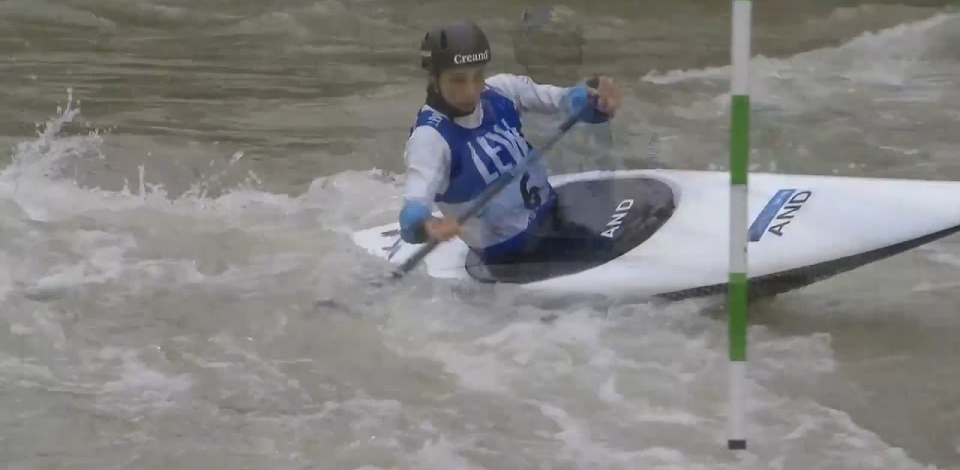 Monica Doria, Andora, Canoe Slalom, Semi Finals / 2024 ICF Canoe Slalom World Cup Augsburg Germany