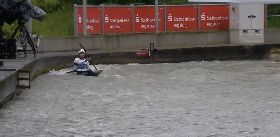 Haizea Segura, Spain - Women's Kayak Semi-Final / 2024 ICF Canoe Slalom World Cup Augsburg Germany