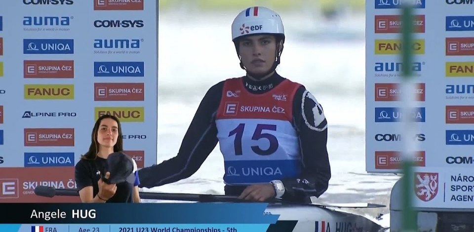 Angele Hug, France, Canoe Slalom, Finals / 2024 ICF Canoe Slalom World Cup Prague Czechia
