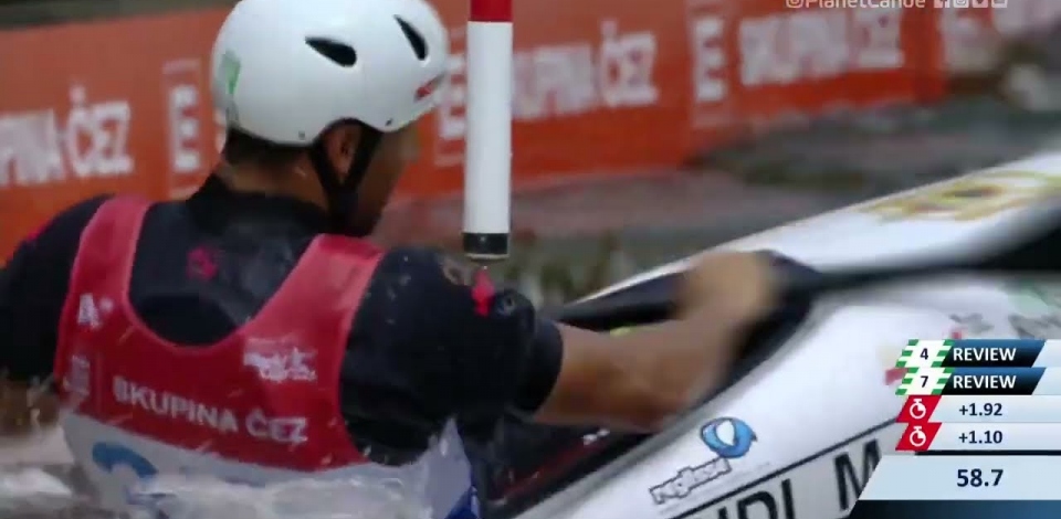 Mathis Soudi Morocco Semi-final / 2023 ICF Canoe-Kayak Slalom World Cup Prague Czech Republic