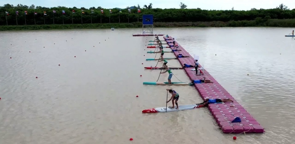 Sup Master 40+ Men Sprint Final / 2023 ICF Stand Up Paddling (SUP) World Championships