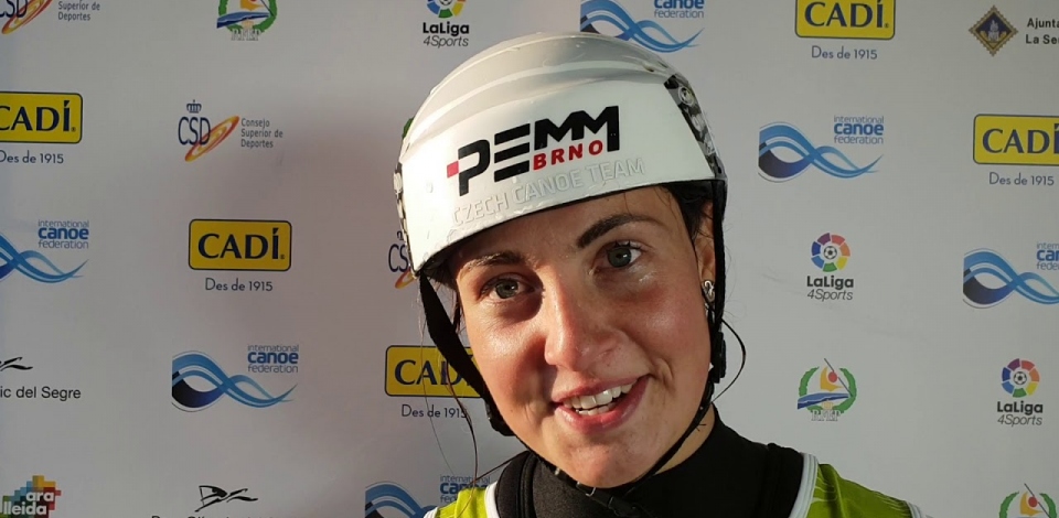 Martina Satkova Czech C1 Gold / 2019 ICF Wildwater Canoeing World Championships La Seu Spain