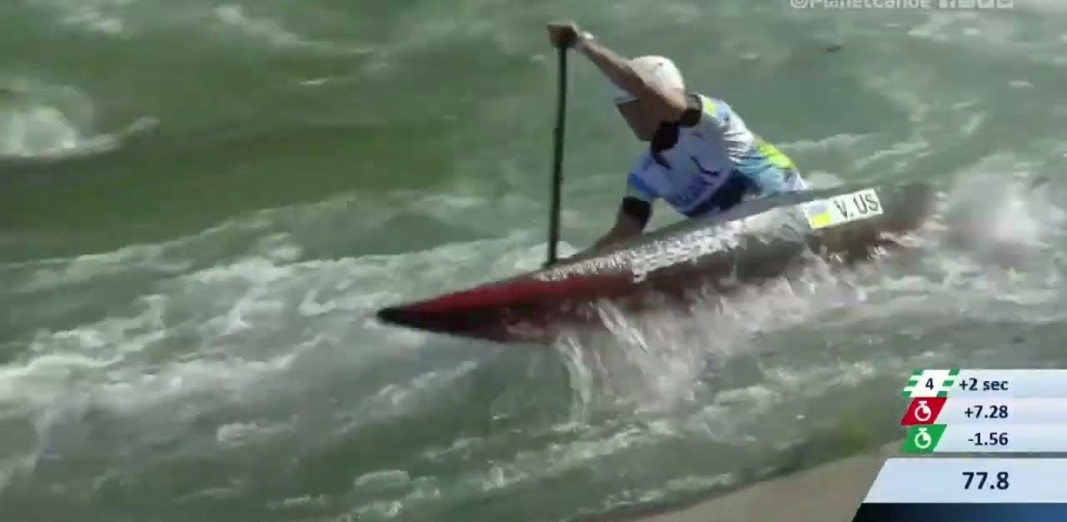 Viktoriia Us Ukraine Final / 2023 ICF Canoe-Kayak Slalom World Cup Ljubljana Slovenia