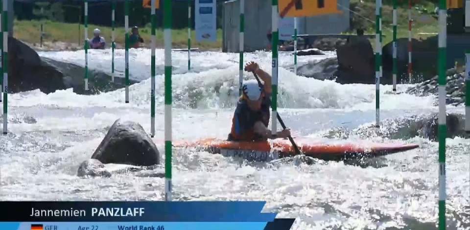 Jannemien Panzlaff, Germany / U23 Semi-Final 2024 ICF Canoe-Kayak Slalom Junior & U23 World Champion