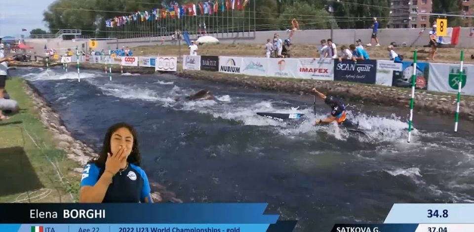 Elena Borghi, Italy / U23 Semi-Final 2024 ICF Canoe-Kayak Slalom Junior & U23 World Championships
