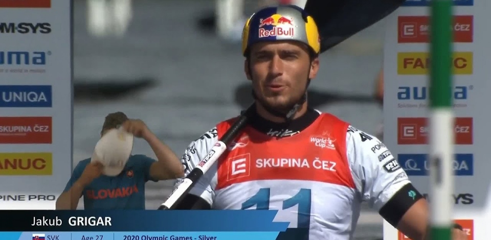 Jakub Grigar, Slovakia, Canoe Slalom, Heats / 2024 ICF Canoe Slalom World Cup Prague Czechia
