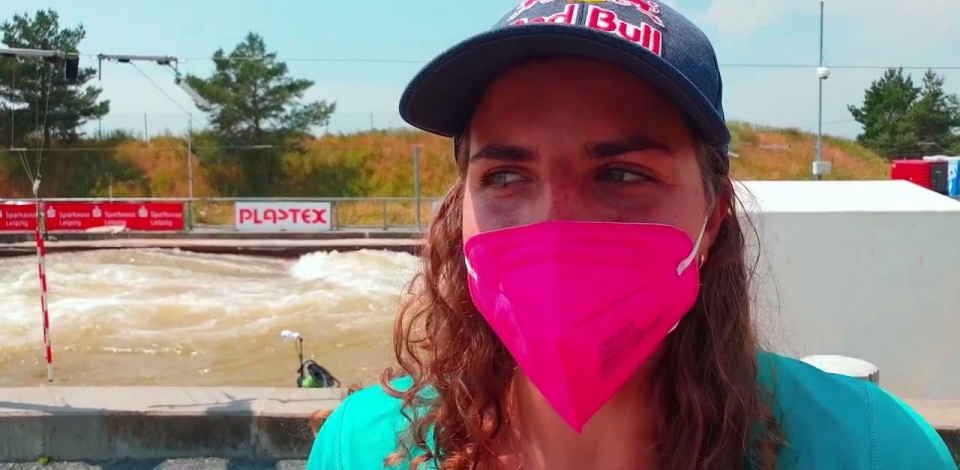 Jessica FOX Australia / Kayak Gold Medallist - 2021 ICF Canoe Slalom World Cup Markkleeberg