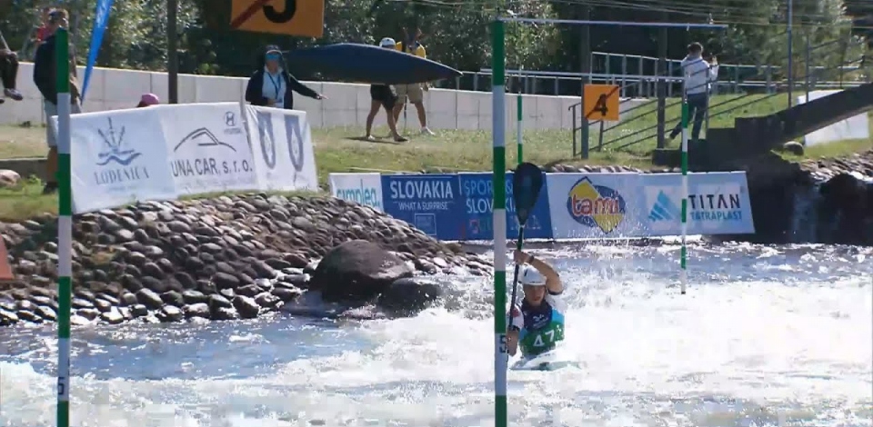 Salim Jemai Tunisia U23 Semi-Final 2024 ICF Canoe-Kayak Slalom Junior & U23 World Championships