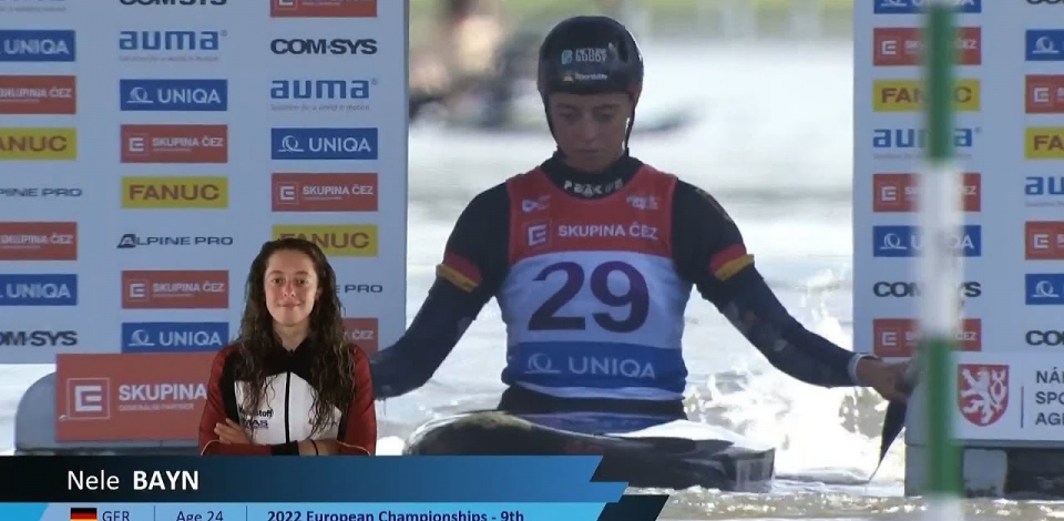 Nele Bayn, Germany, Canoe Slalom, Finals / 2024 ICF Canoe Slalom World Cup Prague Czechia