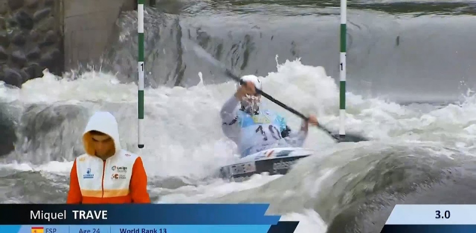 Miquel Trave, Spain - Kayak Semi-Final / 2024 ICF Canoe Slalom World cup La Seu Spain
