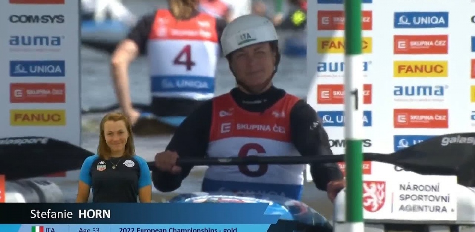 Stefanie Horn, Italy, Canoe Slalom, Heats / 2024 ICF Canoe Slalom World Cup Prague Czechia