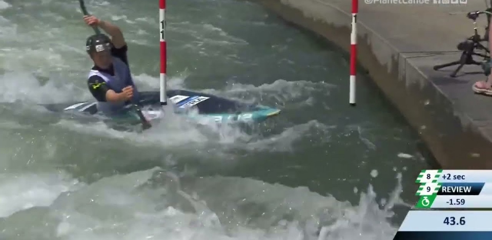 Camille Prigent France Semi-Final / 2023 ICF Canoe-Kayak Slalom World Cup Augsburg Germany