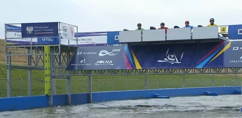 Men's Kayak Cross Quarterfinal 4 / 2024 ICF Canoe Slalom World Cup Krakow Poland