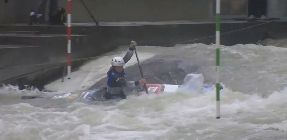 Marjorie Delassus, France, Canoe Slalom, Semi Finals / 2024 ICF Canoe Slalom World Cup Augsburg
