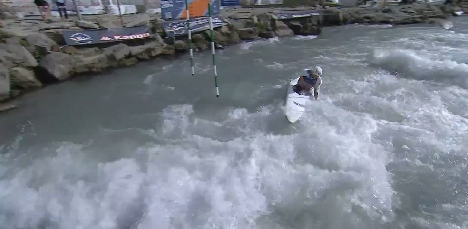 Viktoria Wolffhardt, Austria - Women's Canoe Semifinal / 2024 ICF Canoe Slalom World Cup Ivrea Italy