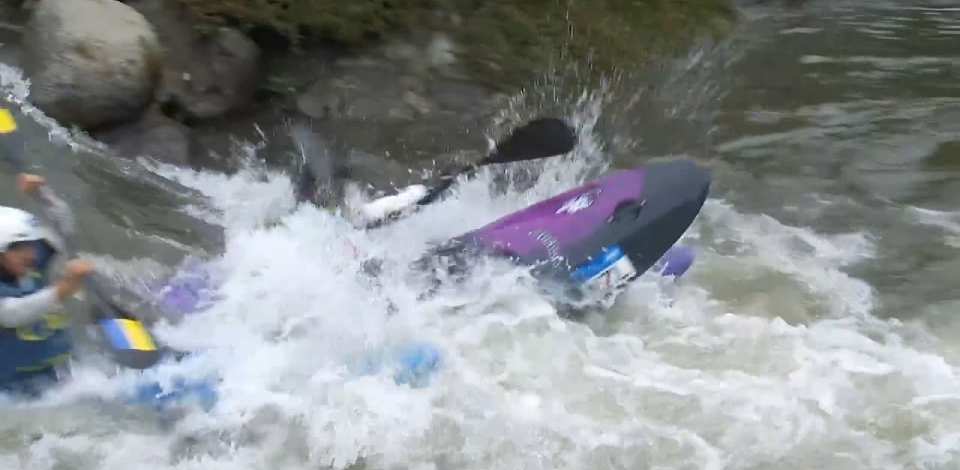 Women's Kayak Cross - Heat 6 / 2024 ICF Canoe Slalom World Cup La Seu Spain