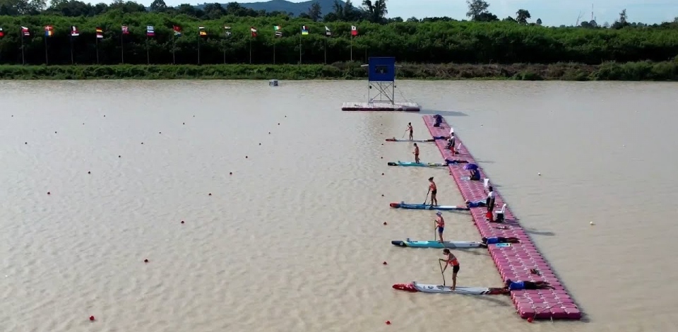 SUP Open Women's Sprint Quarter Final 4 / 2023 ICF Stand Up Paddling (SUP) World Championships