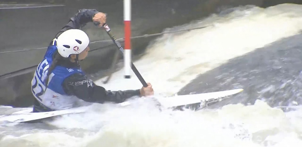 Viktoria Wolffhardt, Austria, Canoe Slalom, Semi Finals, / 2024 ICF Canoe Slalom World Cup Augsburg