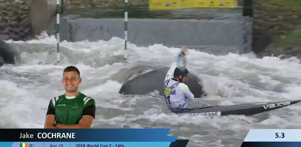 Jake Cochrane / Canoe Semi-Final / 2024 ICF Canoe Slalom World Cup La Seu Spain