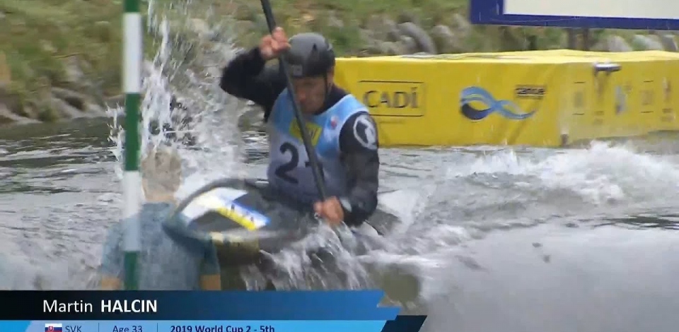 Martin Halcin, Slovakia - Kayak Semi-Final / 2024 ICF Canoe Slalom World C