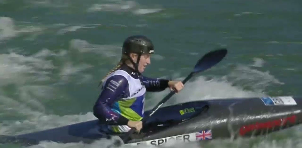 Pheobe Spicer Great Britain Semi Final / 2023 ICF Canoe-Kayak Slalom World Cup Ljubljana Slovenia