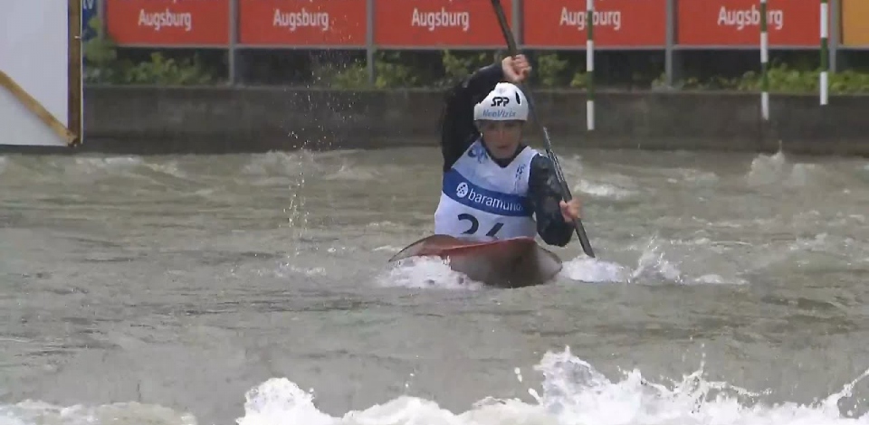Sona Stanovska, Slovakia - Women's Kayak Semi-Final / 2024 ICF Canoe Slalom World Cup Augsburg
