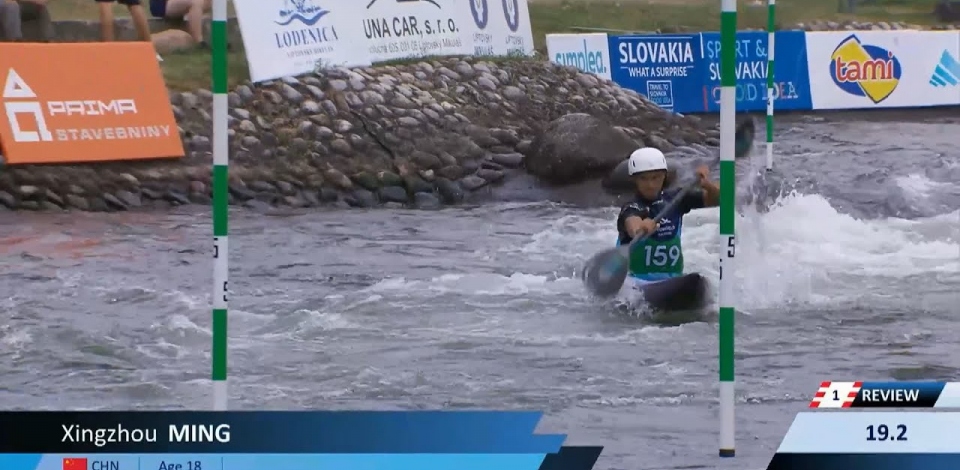 Xingzhou Ming, China / U23 Semi-Final 2024 ICF Canoe-Kayak Slalom Junior & U23 World Championships