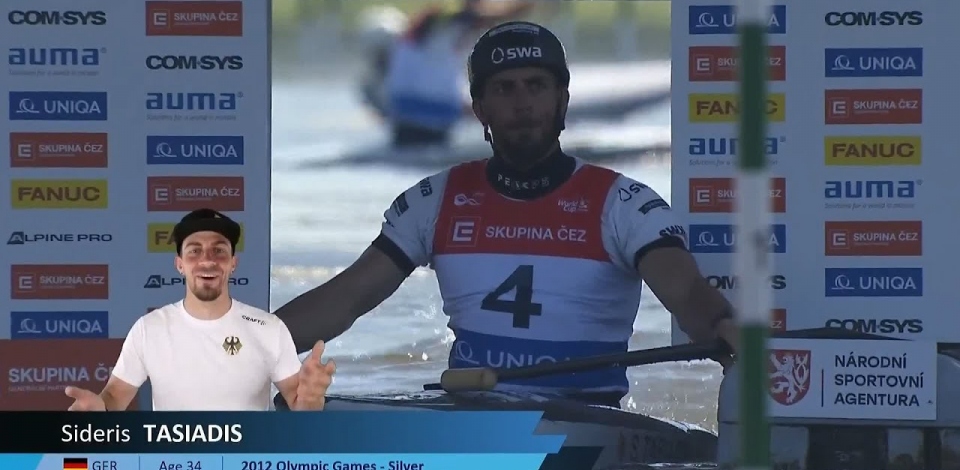 Sideris Tasiadis, Germany, Canoe Slalom Heats / 2024 ICF Canoe Slalom World Cup Prague Czechia