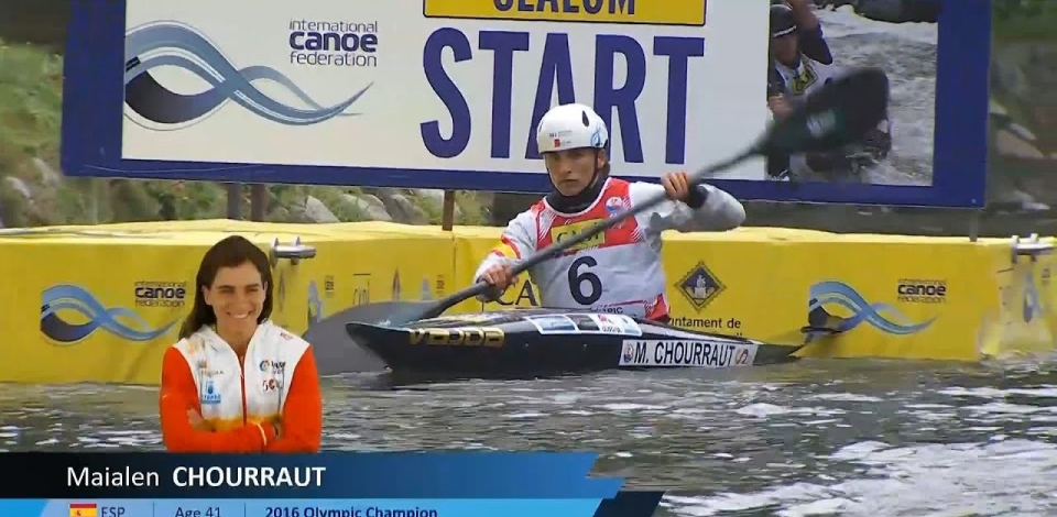 Maialen Chourraut, Spain - Kayak Semi-Final / 2024 ICF Canoe Slalom World Cup La Seu Spain