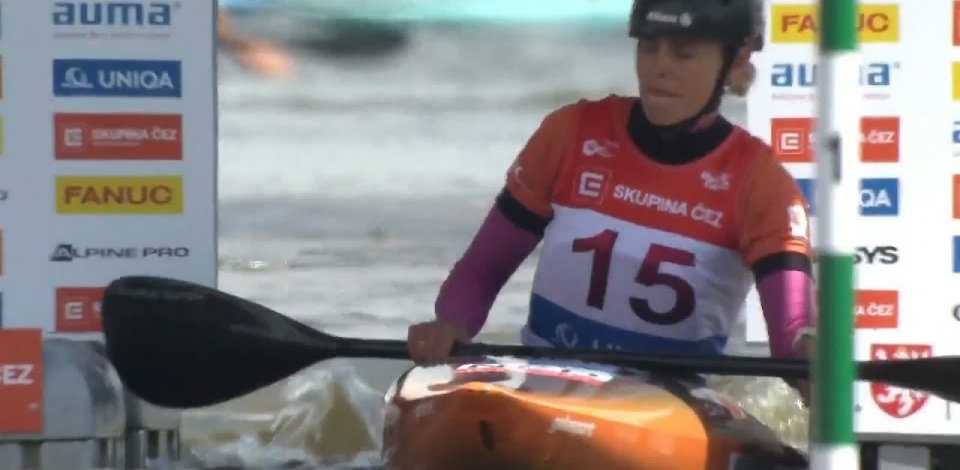 Martina Wegman, Netherlands, Canoe Slalom, Heats / 2024 ICF Canoe Slalom World Cup Prague Czechia