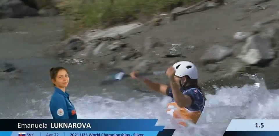 Emanuela Luknarova / Canoe Final 2024 ICF Canoe Slalom World Cup Ivrea Italy