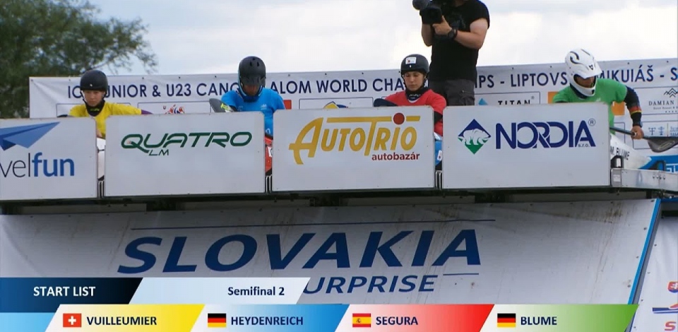 Women's Junior Kayak Cross Semi-Final 2 2024 ICF Canoe-Kayak Slalom