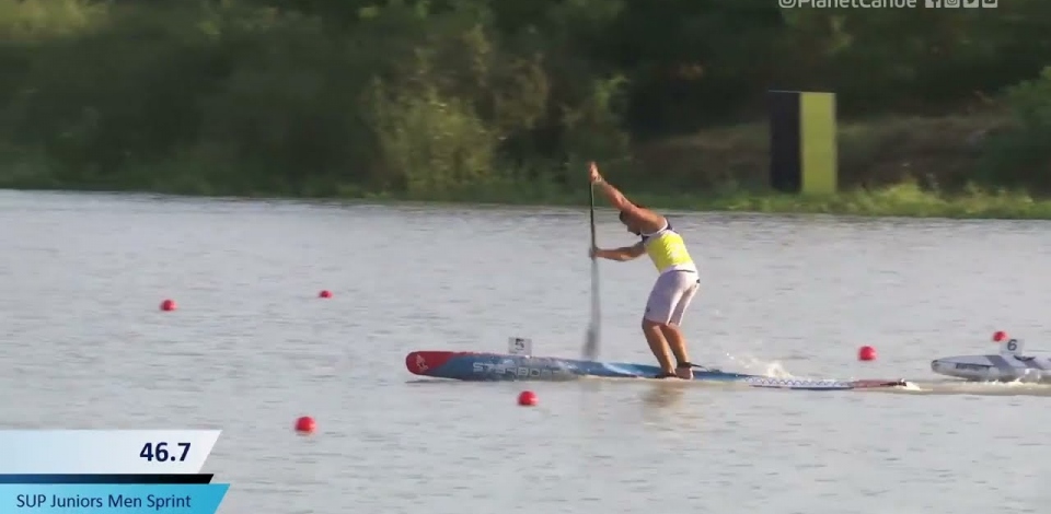 SUP Junior Men's Sprint Quarter Final 7 / 2023 ICF Stand Up Paddling World Championships Pattaya