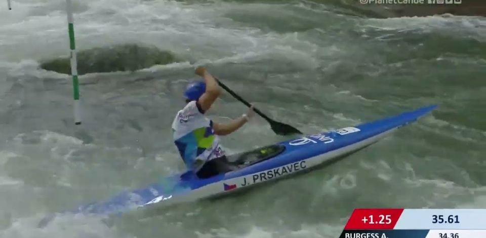 Jiri Prskavec Czech Republic Semi-Final / 2023 ICF Canoe-Kayak Slalom World Cup Ljubljana Slovenia