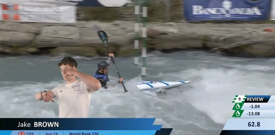 Jake Brown / Kayak Semi-Final / 2024 ICF Canoe Slalom World Cup Ivrea Italy