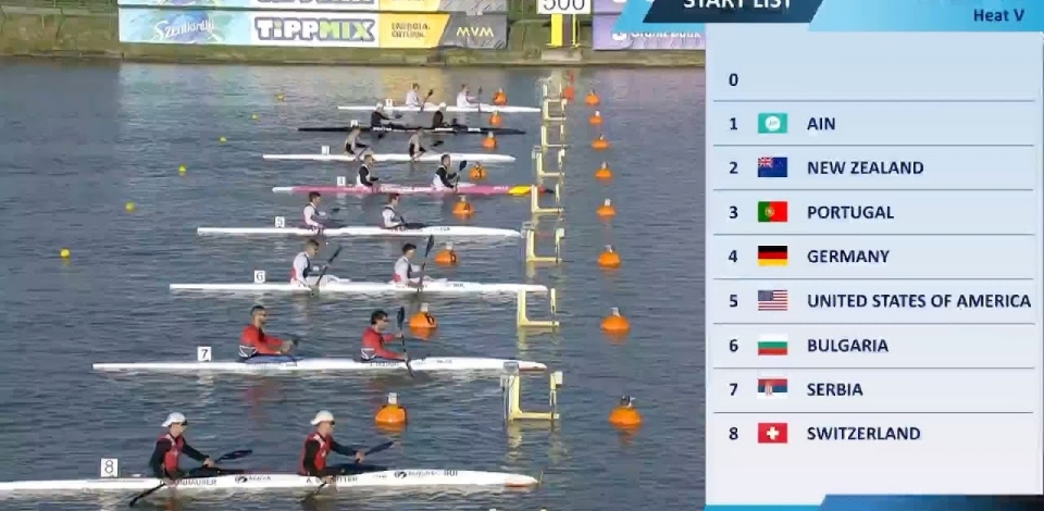 K2 Men's 500m Heat 5 / 2025 ICF Canoe-Kayak Sprint World Cup Szeged Hungary