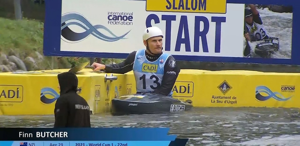 Finn Butcher, New Zealand - Kayak Semi-Final / 2024 ICF Canoe Slalom World C