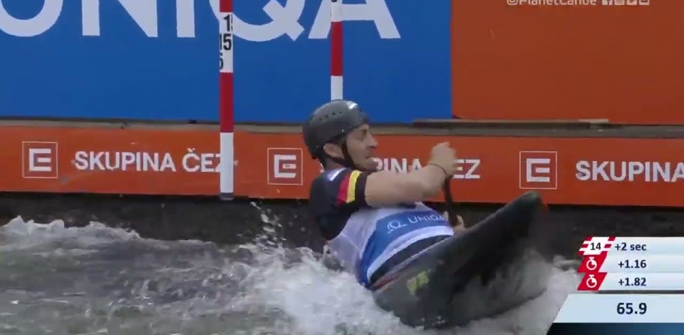 Sideris Tasiadis Germany Semi-Final / 2023 ICF Canoe-Kayak Slalom World Cup Prague Czech Republic