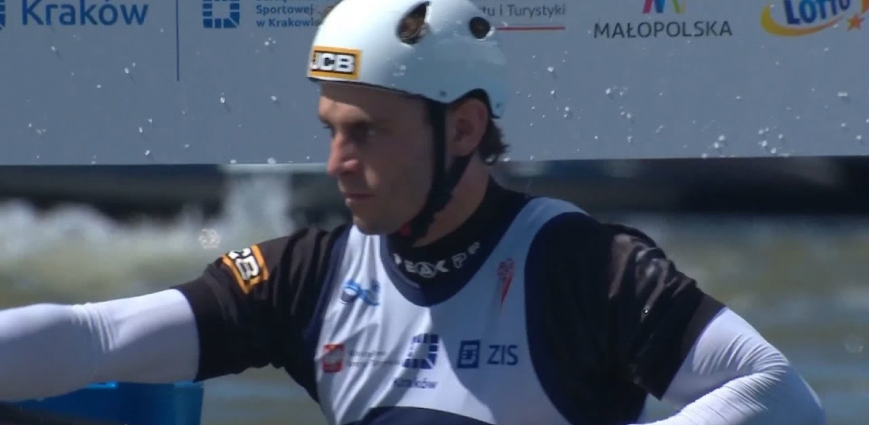 Adam Burgess, Great Britain, Canoe Slalom Semi Final / 2024 ICF Canoe Slalom World Cup Krakow Poland