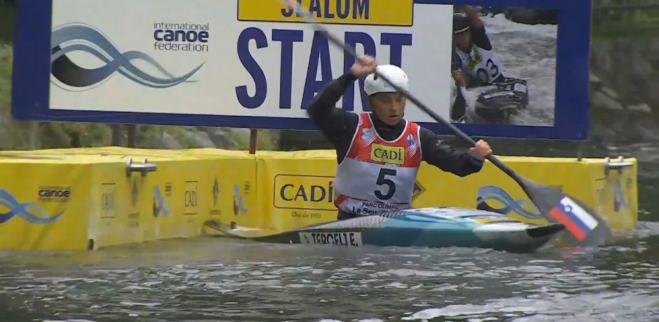Eva Tercelj, Slovenia - Kayak Semi-Final / 2024 ICL Canoe Slalom World Cup La Seu Spain