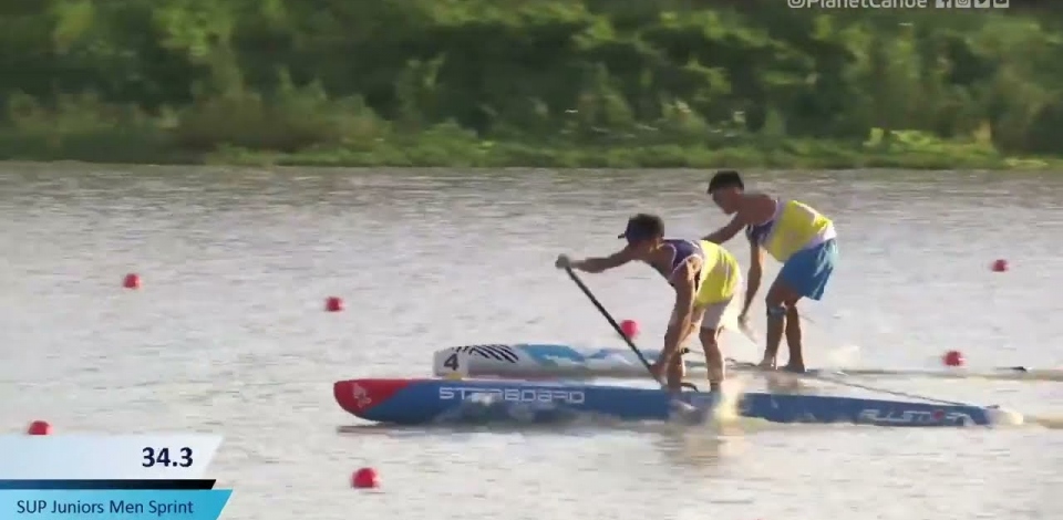 SUP Junior Men's Sprint Quarter Final 8 / 2023 ICF Stand Up Paddling World Championships Pattaya