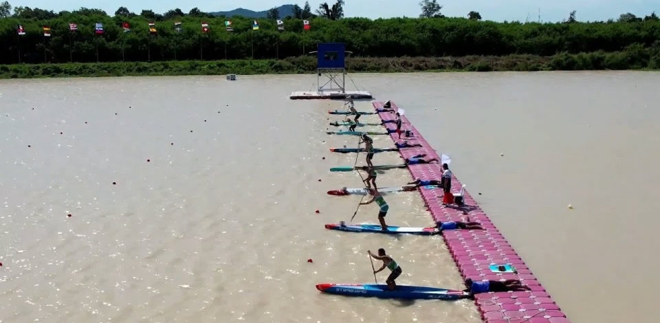 Sup Master 40+ Men Sprint Semi Final 3 / 2023 ICF Stand Up Paddling (SUP) World Championships