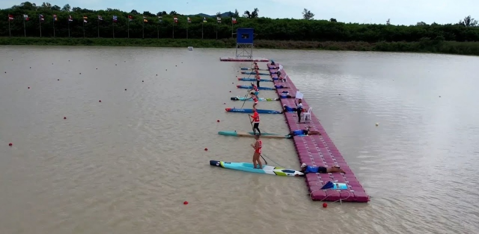 Sup Master 50+ Women Sprint Final / 2023 ICF Stand Up Paddling (SUP) World Championships