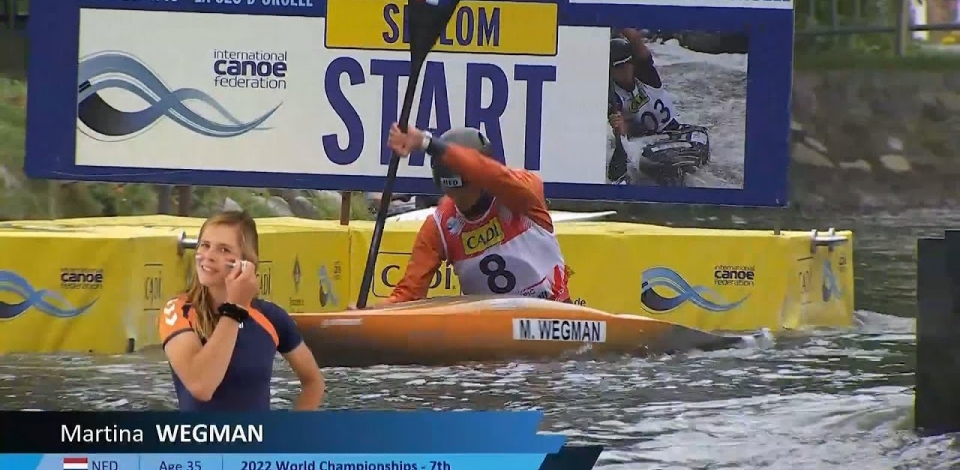 Martina Wegman, Netherlands - Kayak Semi-Final / 2024 ICF Canoe Slalom World Cup La Seu Spain