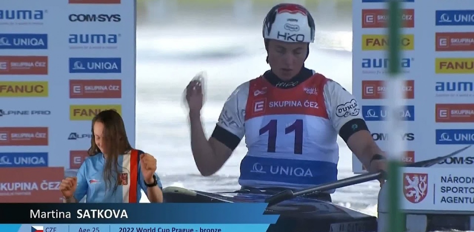 Martina Satkova, CZE, Canoe Slalom, Finals / 2024 ICF Canoe Slalom World Cup Prague Czechia