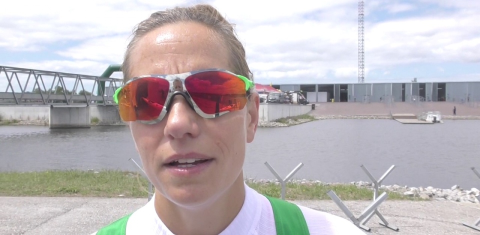 #ICFsprint 2017 Canoe World Cup 1 Montemor-o-Velho - Hungary's Krisztina Fazekas Zur