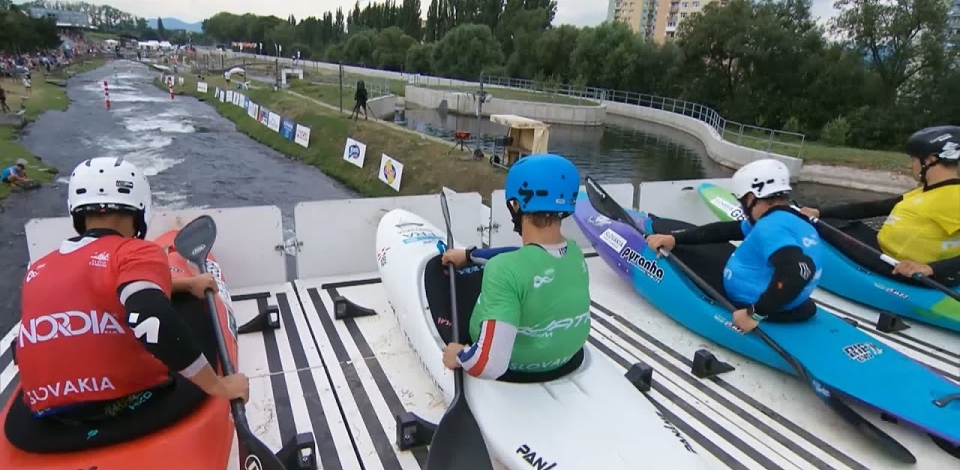 Men’s Junior Kayak Cross Final 2024 ICF Canoe-Kayak Slalom Junior & U23 World Championships