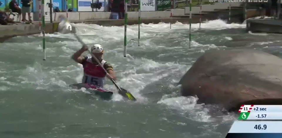 Stefan Hengst Germany Semi-Final / 2023 ICF Canoe-Kayak Slalom World Cup Augsburg Germ